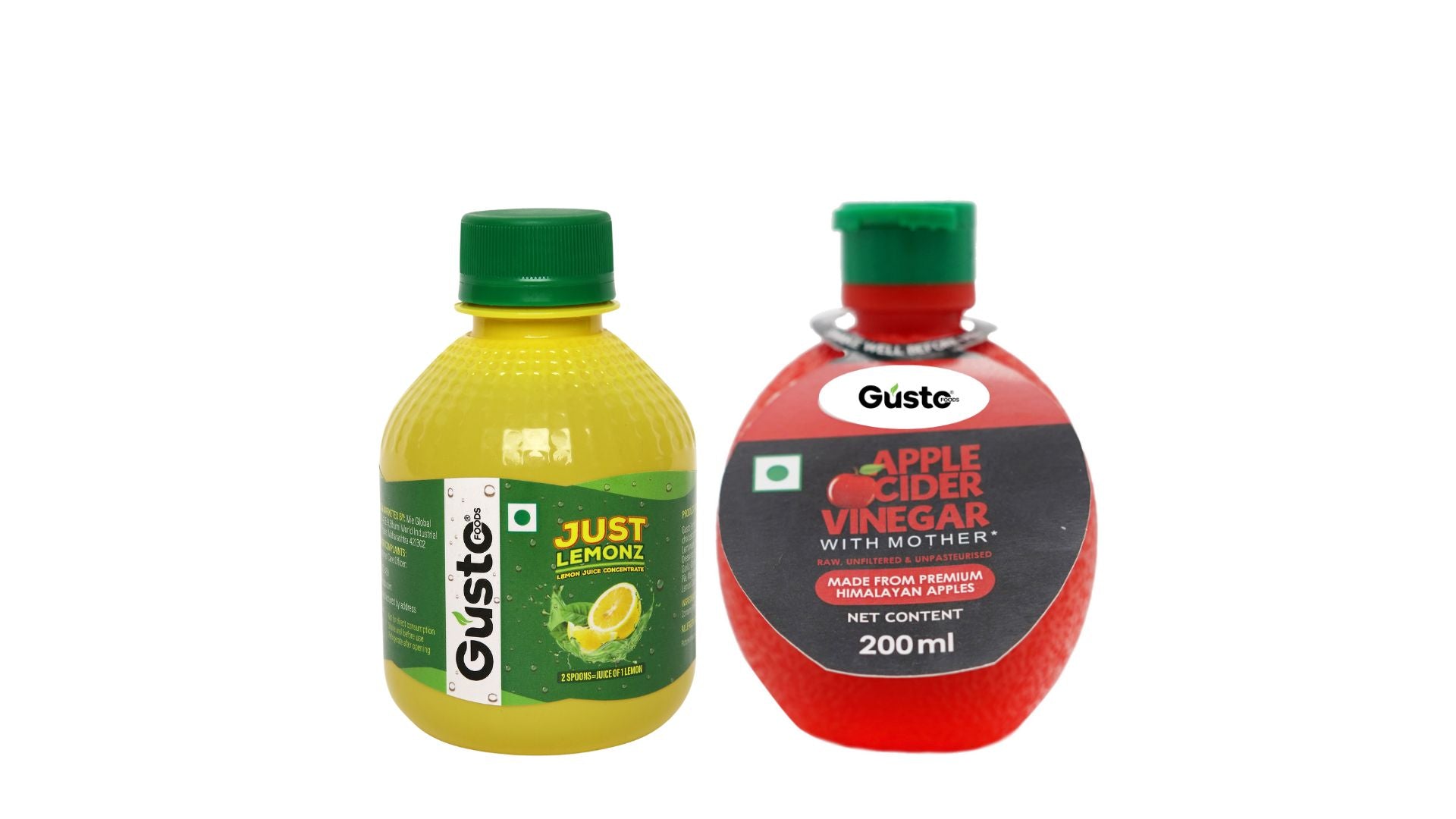 Apple Cider vinegar Lemon juice concentrate