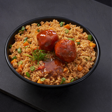 Schezwan Fried Rice using Gusto's Ready to Eat Schezwan Gravy