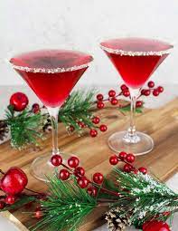 Christmas Cosmopolitan using Gusto's Lime Juice