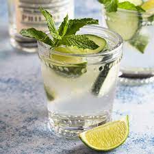 Gin Minty Lime Cocktail