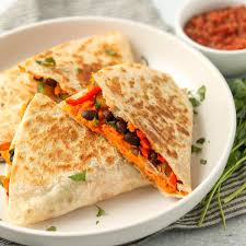 Schezwan Cheesy Vegetable Quesadilla: