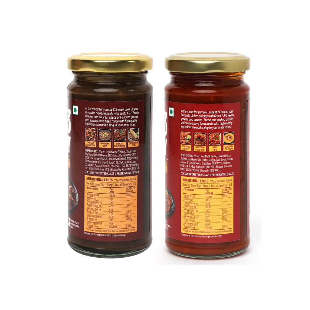 Schezwan and Manchurian Gravy Combo