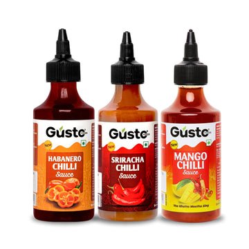 Gusto Foods Spicy Trio Sauce Combo