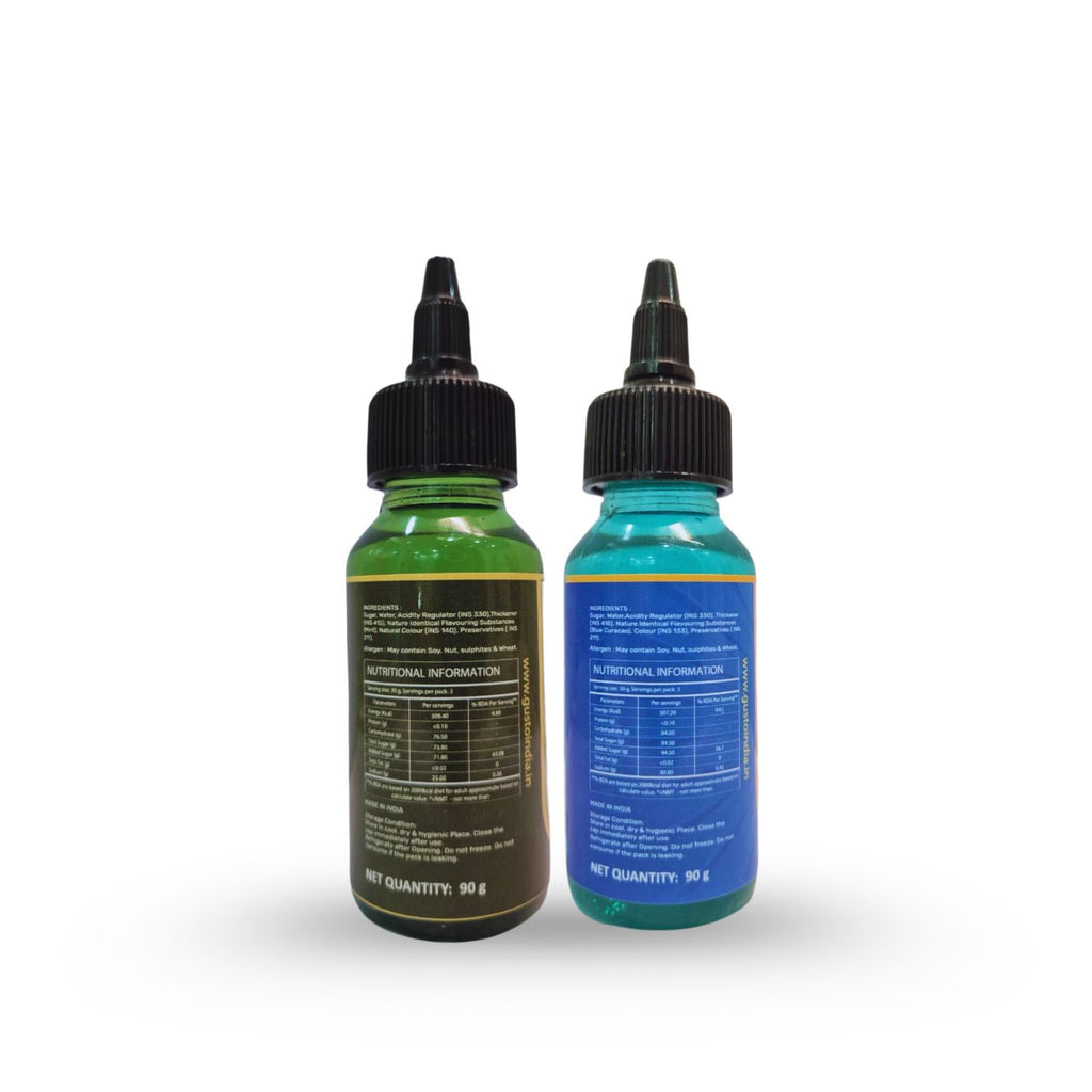 Gusto Mint & Blue Curaçao Syrup Combo