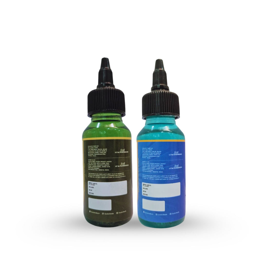 Gusto Mint & Blue Curaçao Syrup Combo