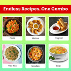 Chinese Kitchen Essentials (Green chilli sauce+ Red chilli sauce + Soya sauce + Chilli Vinegar)