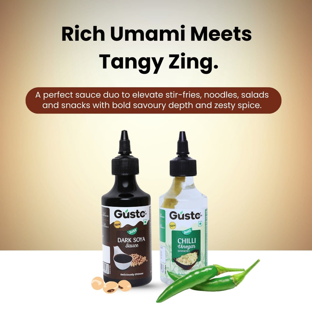 Dark Soya Sauce 210gm + Chilli Vinegar 170ml