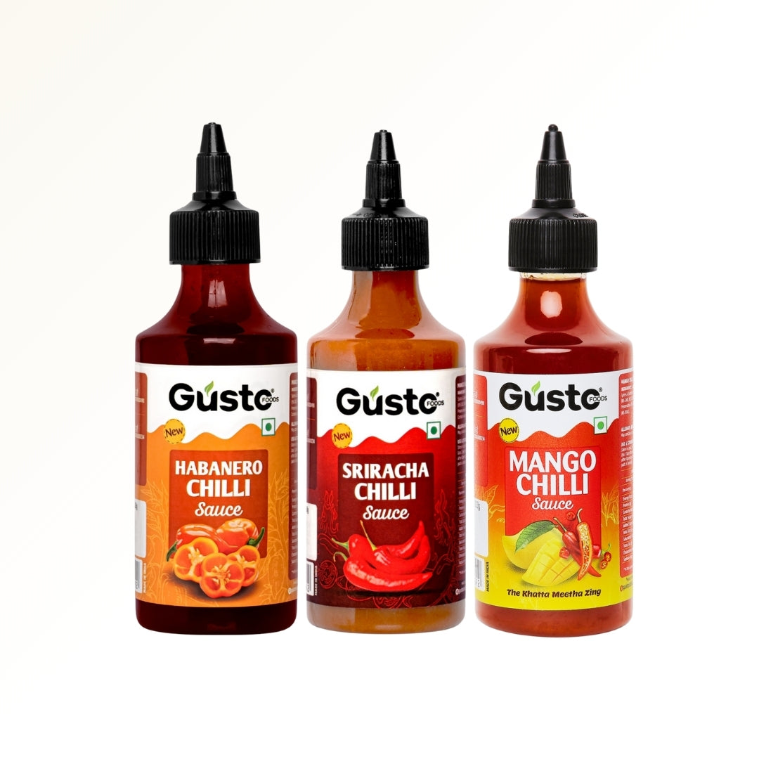 Gusto Foods Spicy Trio Sauce Combo