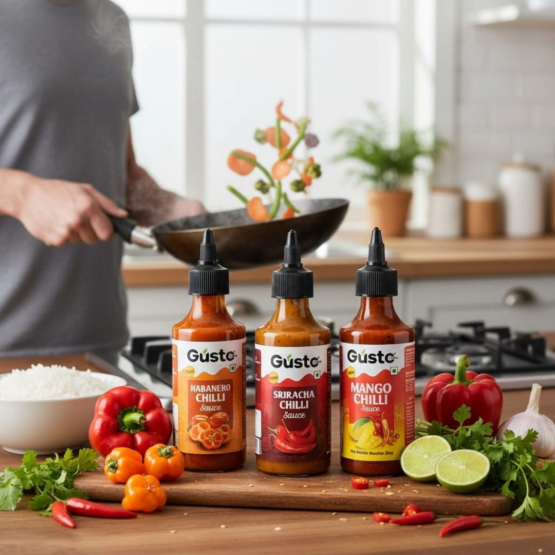 Gusto Foods Spicy Trio Sauce Combo