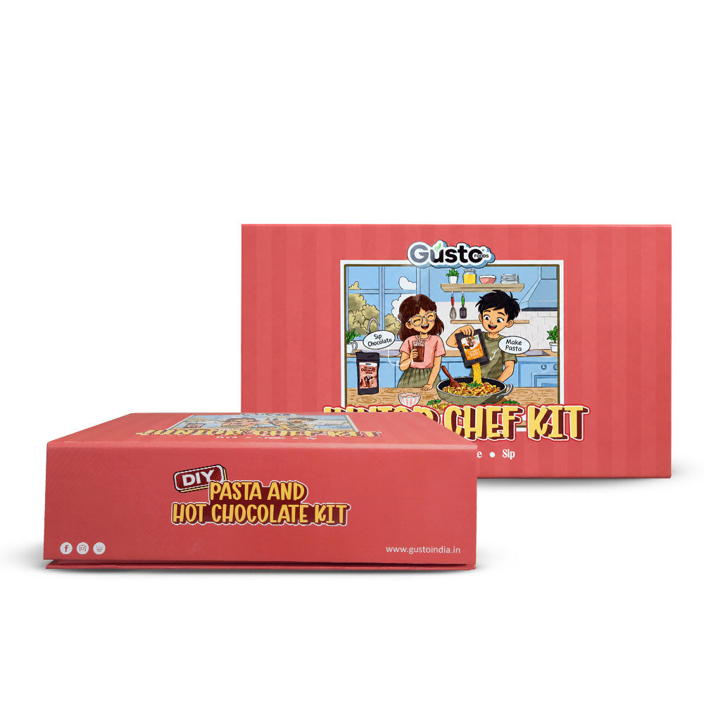 Junior Chef Kit - (PASTA MAKING AND HOT CHOCOLATE MAKING KIT)