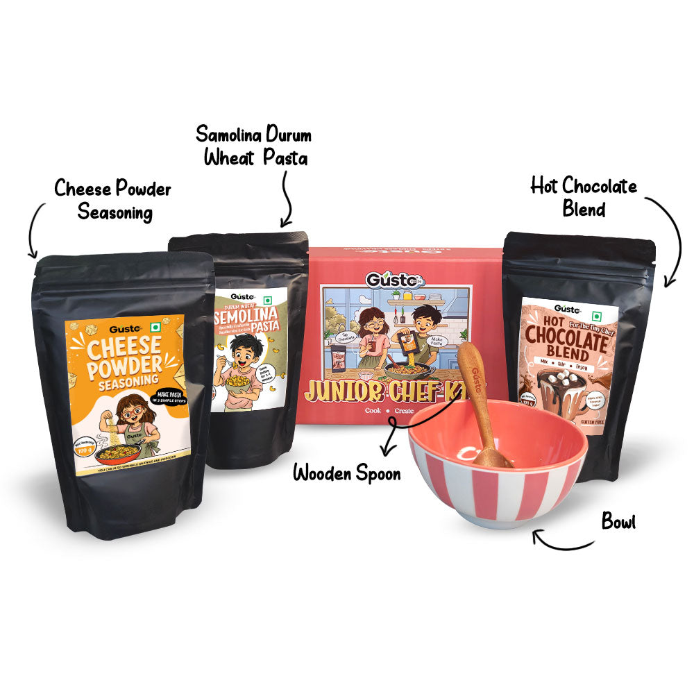 Junior Chef Kit - (PASTA MAKING AND HOT CHOCOLATE MAKING KIT)