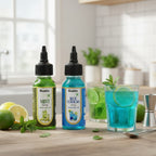 Gusto Mint & Blue Curaçao Syrup Combo