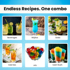 Gusto Mint & Blue Curaçao Syrup Combo