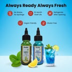 Gusto Mint & Blue Curaçao Syrup Combo