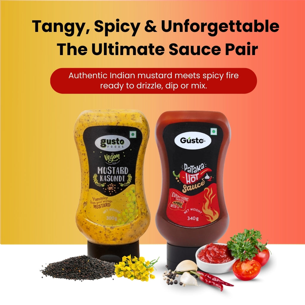 Mustard Kasundi & Pataka Hot Sauce