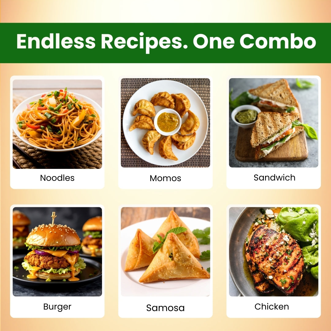 Party Kit (Schezwan Gravy + pataka hot sauce + mango chilli sauce + Lemon juice concentrate)