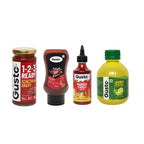 Party Kit (Schezwan Gravy + pataka hot sauce + mango chilli sauce + Lemon juice concentrate)