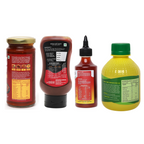 Party Kit (Schezwan Gravy + pataka hot sauce + mango chilli sauce + Lemon juice concentrate)