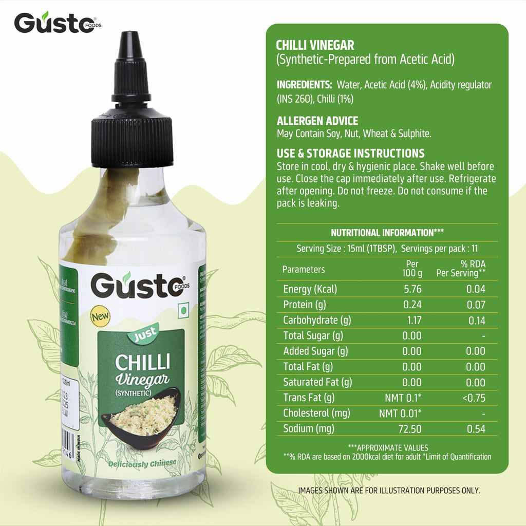 Dark Soya Sauce 210gm + Chilli Vinegar 170ml + Green Chilli 190gm (Chinese Pack of 3)